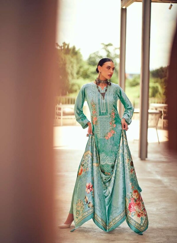 My Fashion Road Aiqa Winter Vogue Ethnic Designs Velvet Designer Ladies Suit | 9009