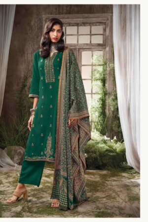 My Fashion Road Ganga Amaranta Premium Designs Unstitched Pashmina Suit | C1667