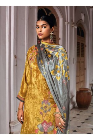 My Fashion Road Ganga Jharokha Designer Wedding Wear Velvet Suit | C1530