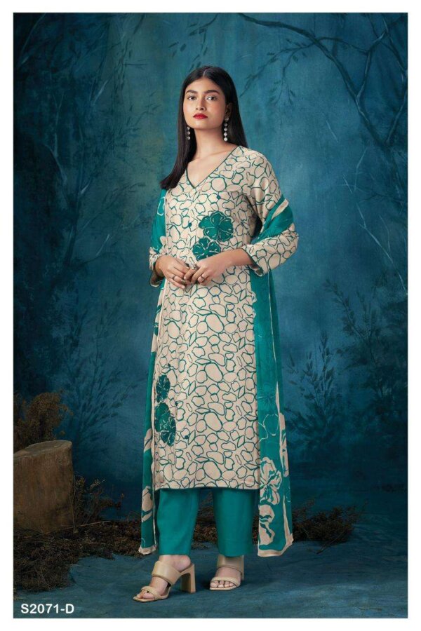 My Fashion Road Ganga Quinn Premium Collection Fancy Pashmina Suits | S2071-D
