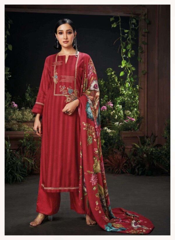 My Fashion Road Ganga Venya Premium Designs Pure Pashmina Suit | C1617