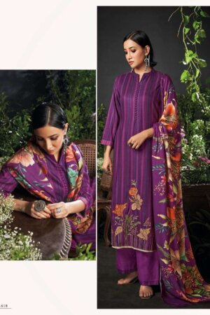 My Fashion Road Ganga Venya Premium Designs Pure Pashmina Suit | C1618
