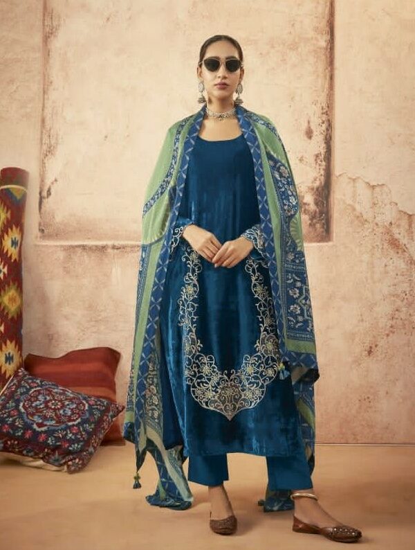 My Fashion Road Kimora Heer Libaas E Ishq Exclusive Velvet Suit | 9164