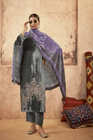 My Fashion Road Kimora Heer Libaas E Ishq Exclusive Velvet Suit | 9165