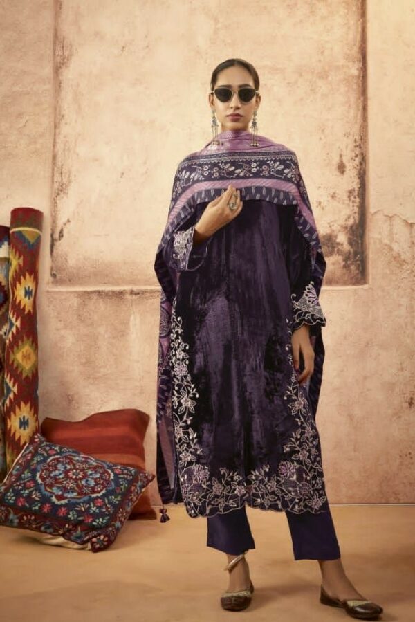 Skt Suits Winter Collection Pashmina Digital Printed Salwar Suit Colle