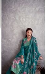 My Fashion Road Sahiba Velvet Edition Gothic Bloom Fancy Digital Print Velvet Suit | 868
