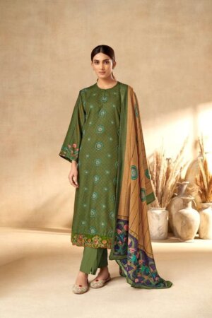 My Fashion Road Sudriti Reyhan Sahiba New Designer Print Fancy Pashmina Dress | 624