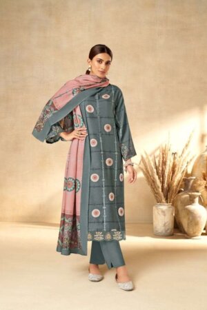 My Fashion Road Sudriti Reyhan Sahiba New Designer Print Fancy Pashmina Dress | 697