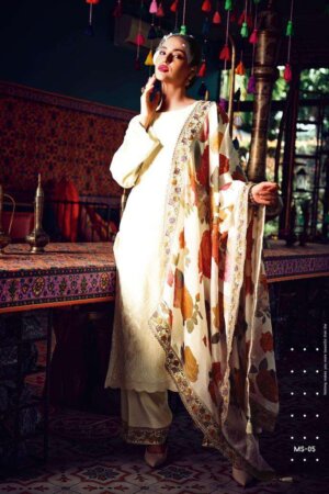 My Fashion Road Varsha Mystic Fancy Sequans Designs Pure Velvet Designer Suit | MS-05