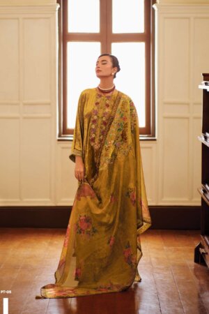 My Fashion Road Varsha Petals Wedding Wear Designer Velvet Dress | PT-05