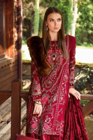 My Fashion Road MARIA B Linen Winter Collection 2023 | DL-1112
