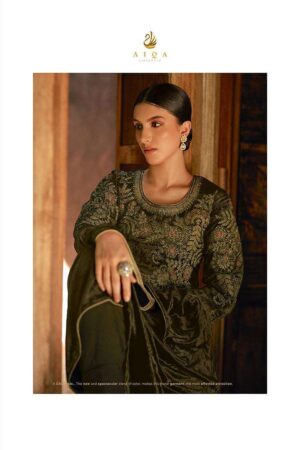 My Fashion Road Aiqa Elle Traditional Wear Velvet Designer Ladies Suit | 8408