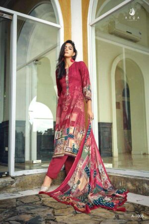 My Fashion Road Aiqa Fasurd Branded Pashmina Winter Wear Exclusive Salwar Suit | 1005