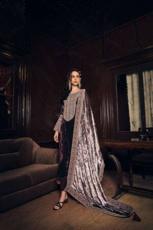 My Fashion Road Aiqa Janat E Zamir Pure Velvet Designer Traditional Wear Dress | 1041