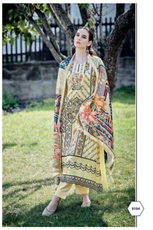 My Fashion Road Aiqa Qataar Partywear Velvet Designer Ladies Suit | 9104