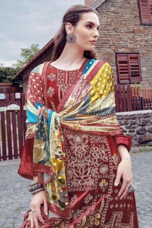 My Fashion Road Aiqa Qataar Partywear Velvet Designer Ladies Suit | 9102