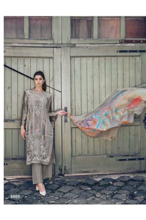 My Fashion Road Aiqa Raghbat Pure Velvet Pakistani Style Designer Dress | 9005
