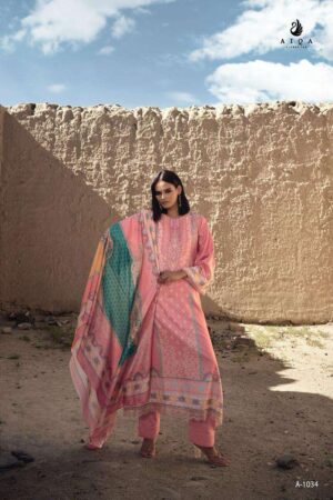 My Fashion Road Aiqa Raqeeb Fancy Digital Print Exclusive Branded Pashmina Suits | 1034