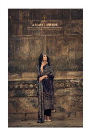 My Fashion Road Aiqa Sajda Latest Designer Wedding Wear Velvet Suit | 1060