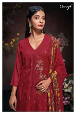 My Fashion Road Ganga Abhiniti Premium Designs Pashmina Exclusive Suit | S2085-B