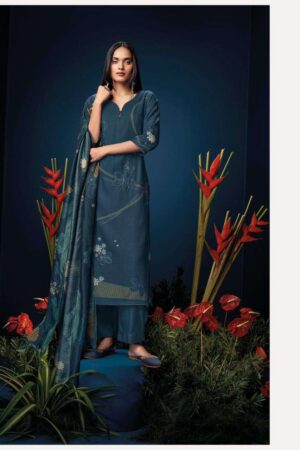 My Fashion Road Ganga Aeris Pure Pashmina Tradition Wear Dress | C1712