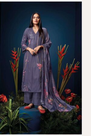 My Fashion Road Ganga Aeris Pure Pashmina Tradition Wear Dress | C1707