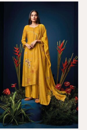 My Fashion Road Ganga Aeris Pure Pashmina Tradition Wear Dress | C1710