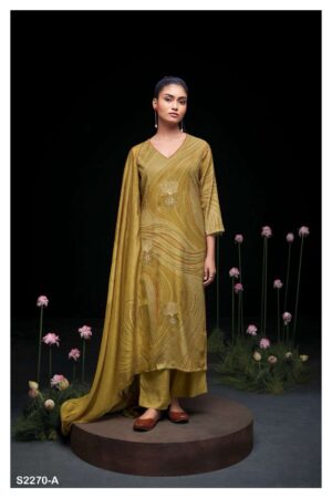 My Fashion Road Ganga Airi Exclusive Winter Wear Pashmina Suit | S2270-A