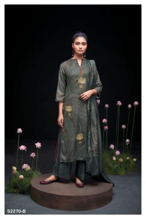 My Fashion Road Ganga Airi Exclusive Winter Wear Pashmina Suit | S2270-B