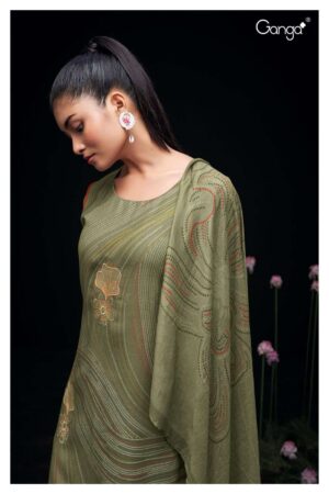 My Fashion Road Ganga Airi Exclusive Winter Wear Pashmina Suit | S2270-D