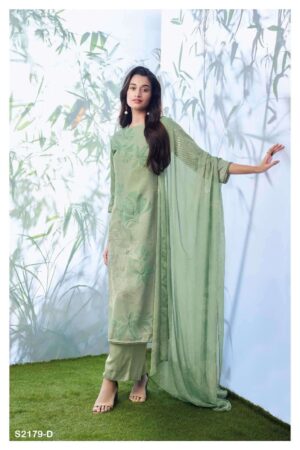 My Fashion Road Ganga Arabella Branded Pashmina Ladies Suit | S2179-D