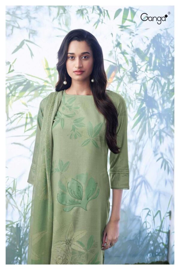 My Fashion Road Ganga Arabella Branded Pashmina Ladies Suit | S2179-D