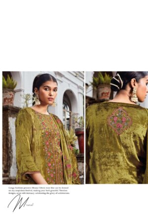 My Fashion Road Ganga Mrunal Designer Velvet Occasion Wear Branded Ladies Suit | C1542