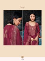 My Fashion Road Ganga Vyara Designer Pashmina Jacquard Premium Designs Suit | C1659
