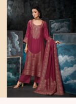 My Fashion Road Ganga Vyara Designer Pashmina Jacquard Premium Designs Suit | C1659