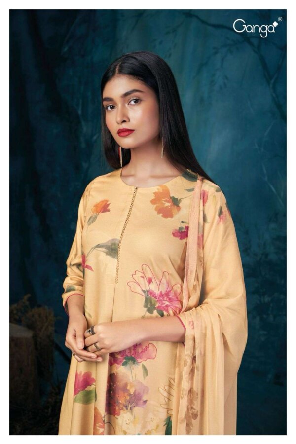 My Fashion Road Ganga Zaida Fancy Digital Print Exclusive Pashmina Suit | S2162-A