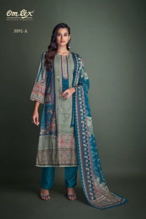 My Fashion Road Omtex Chand Digital Print Winter Collection Branded Ladies Suit | 3091-A