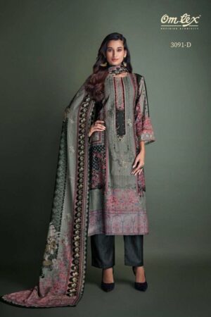 My Fashion Road Omtex Chand Digital Print Winter Collection Branded Ladies Suit | 3091-D
