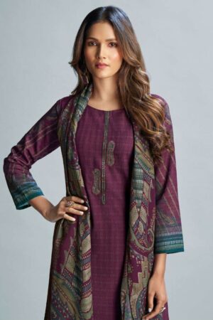 My Fashion Road Omtex Medha Digital Printed Fancy Pashmina Winter Wear Dress | 3101-C