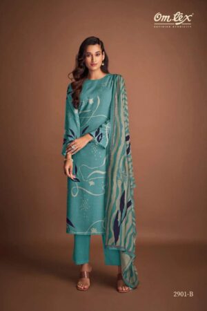 My Fashion Road Omtex Molly Pure Pashmina Branded Exclusive Ladies Suit | 2901-B