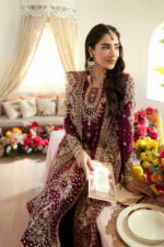 My Fashion Road Qalamkar Wedding & Bridal Winter Unstitched Collection | DN-07 ALEENA