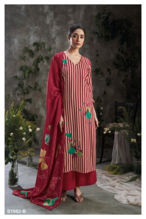 My Fashion Road Ganga Kendy Exclusive Pashmina Plazzo Style Suit | S1982-B