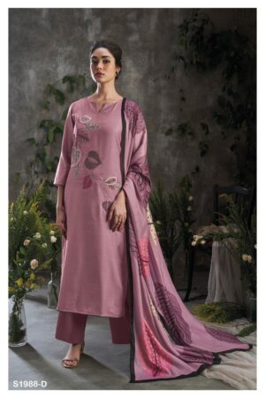 My Fashion Road Spirit Ganga Premium Wear Pashmina Exclusive Winter Suit | S1988-D