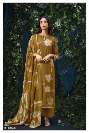 My Fashion Road Ganga Brett Exclusive Winter Wear Pashmina Ladies Suit | S1999-B