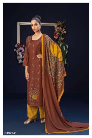 My Fashion Road Ganga Dhriti Exclusive Pashmina Salwar Suit | S1929-C