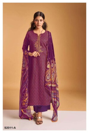My Fashion Road Ganga Linnea Winter Exclusive Pashmina Ladies Suit | S2011-A
