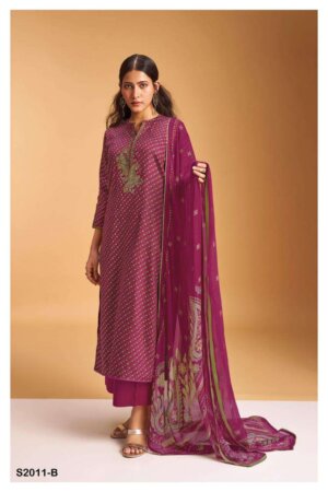 My Fashion Road Ganga Linnea Winter Exclusive Pashmina Ladies Suit | S2011-B