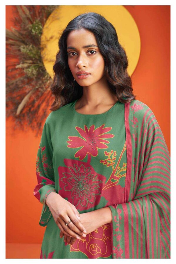 My Fashion Road Ganga Lopa Exclusive Print Pashmina Suit | S1991-B