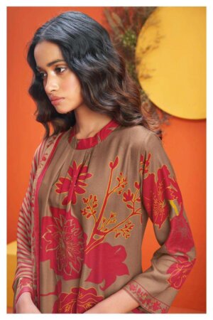 My Fashion Road Ganga Lopa Exclusive Print Pashmina Suit | S1991-C
