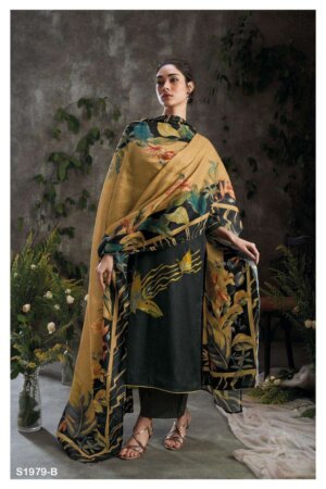 My Fashion Road Ganga Milan Fancy Pashmina Winter Wear Suit | S1979-B